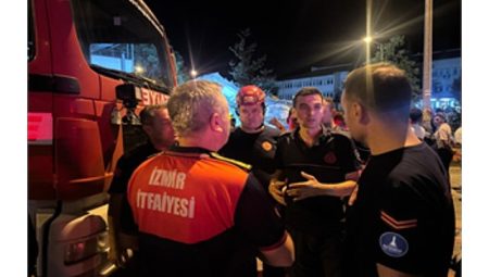 İzmir İtfaiyesi Balıkesir’de görev başında