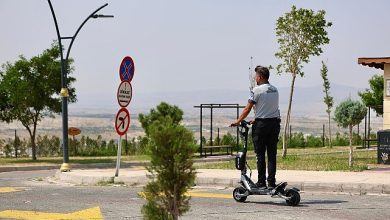 Kahveci Dağı’nda Scooterli Güvenlik Görevlileri