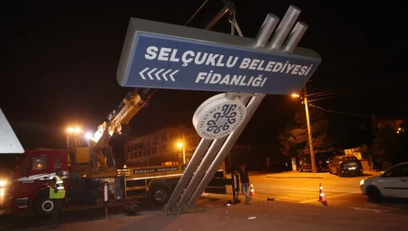 Konya Büyükşehir’in şehir estetiğine bir destek de Selçuklu’dan