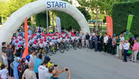 Konya Meram’da düz bisiklet yarışları coşkusu