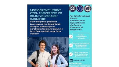 Liseliler, Ege Üniversitesinde bilim yolculuğuna çıkıyor