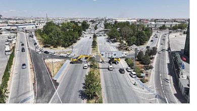 Marangozlar Köprülü Kavşağı’nda Yenileme Çalışmaları Başladı