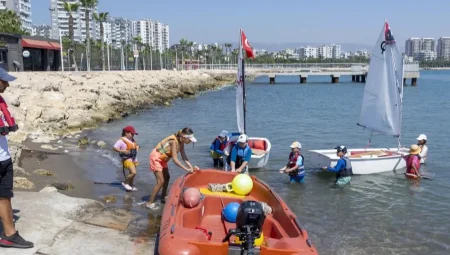 Mersin’de Babil Su Sporları Merkezi 1000 kişiye eğitim verdi