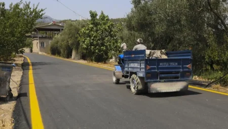 Mersin’de Gülnar Şehit Recep Çelik caddesi yenilendi