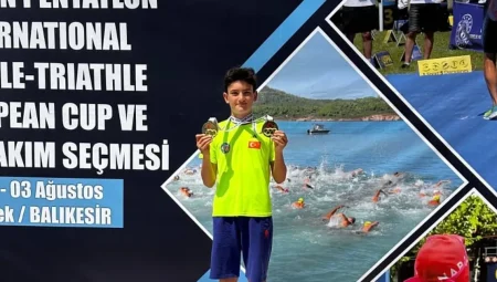 Muğlalı sporcu Kerem Batur Genç’ten çifte madalya 