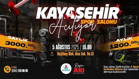 Nevşehir Belediyesi Kayaşehir Spor Salonu Açılıyor