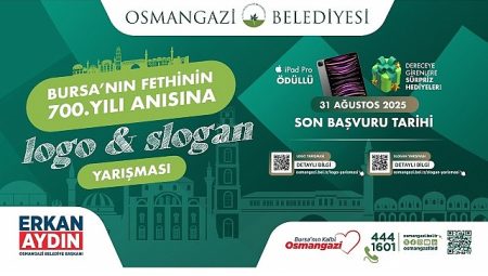 Osmangazi Belediyesi’nden fethin 700’üncü yılına özel logo ve slogan yarışması