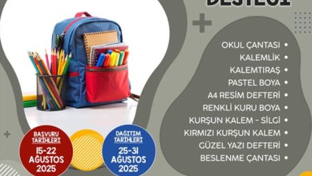 Denizli Büyükşehir’den miniklere eğitim desteği