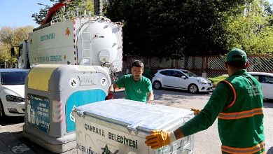 Tertemiz Çankaya için yeni çöp konteynerleri