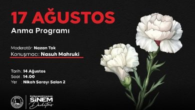 Üsküdar’da “17 Ağustos Anma Programı” Düzenlenecek