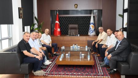 Muhtarlar Birliği’nden Başkan Büyükgöz’e ziyaret