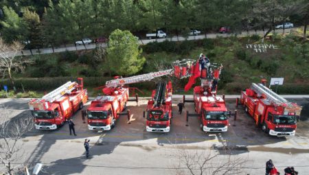 Muğla İtfaiyesi’ne 72 yeni araç