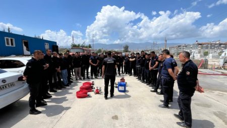 Konya ve Hatay itfaiyelerinden örnek iş birliği