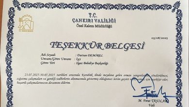Yeşil Vatanın Bekçilerine Teşekkür Belgeleri Takdim Edildi