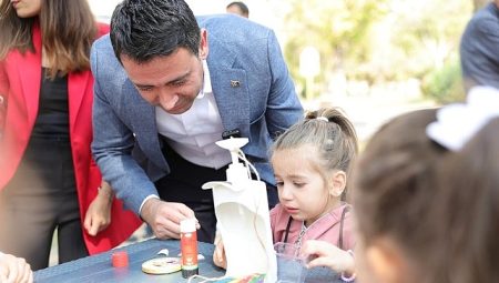Başkan Önal, çocuklar ve annelerle doğa için buluştu