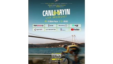 L’Étape Türkiye by Tour de France, 12 Ekim Pazar Günü Canlı Yayınla Ekranlarda